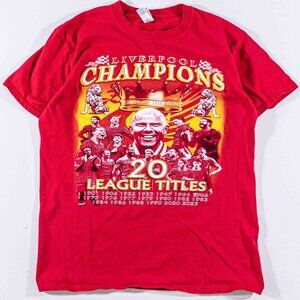 Liverpool 20 League Titles T-Shirt Premier League Champions 2024-25 Rap Tee